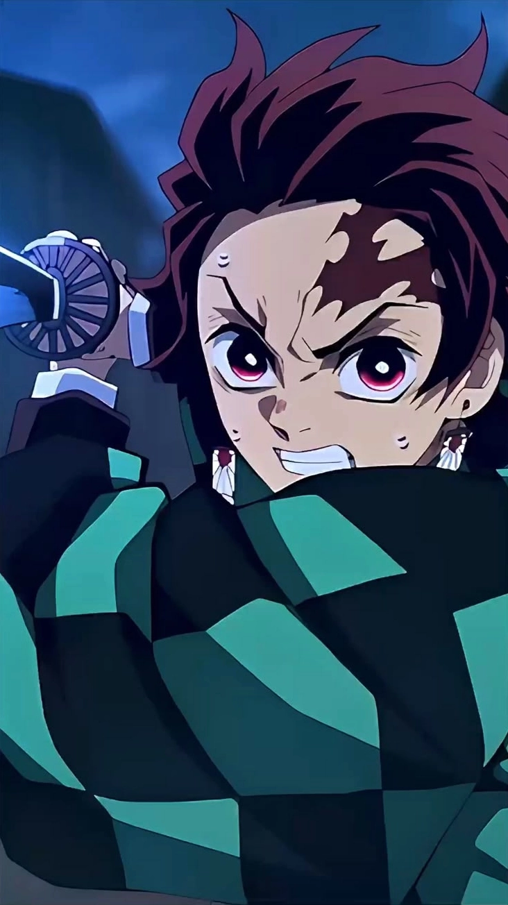 Hình Tanjiro ngầu với ý chí không khuất phục