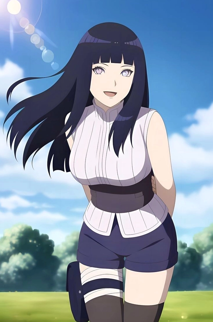 Hyuga Hinata ánh mắt dịu dàng nhưng ý chí kiên cường