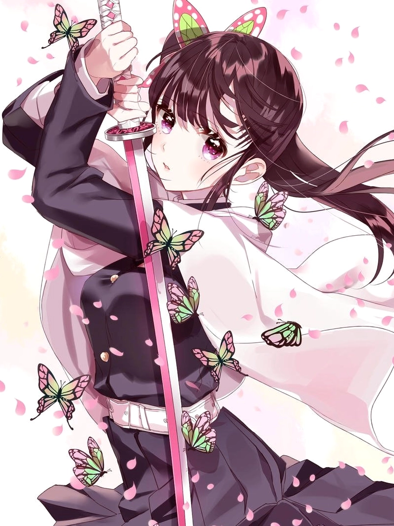 Kanao Tsuyuri múa kiếm điệu nghệ giữa ngàn cánh hoa rơi