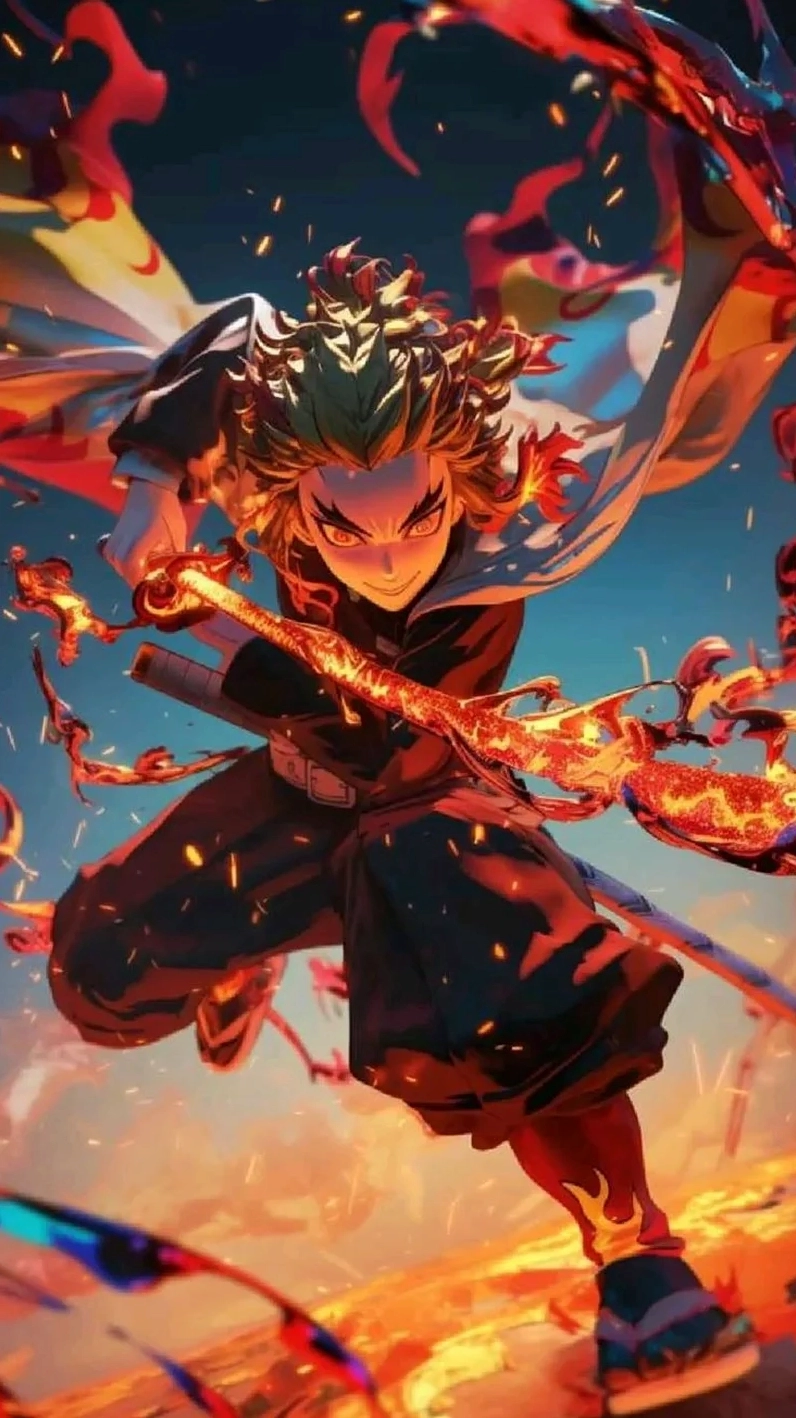 Khám phá thần thái mạnh mẽ kimetsu yaiba rengoku