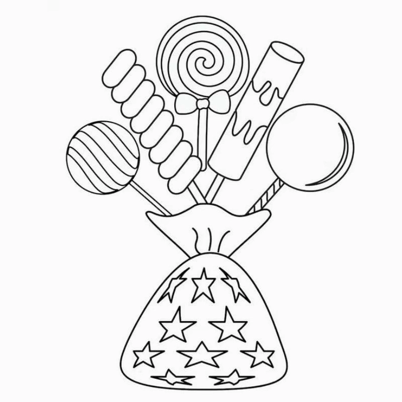 Khám phá tranh tô màu bánh kẹo siêu dễ thương cho bé tập tô mỗi ngày