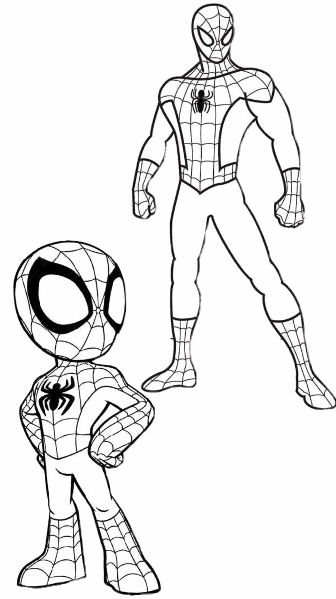 Khám phá tranh to màu người nhện 15