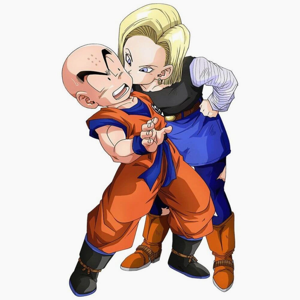 Khoảnh khắc Krillin Dragon Ball trong trang phục võ thuật màu cam rực rỡ