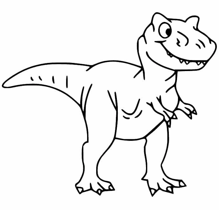 Khủng Long Bạo Chúa Mỉm Cười thân thiện