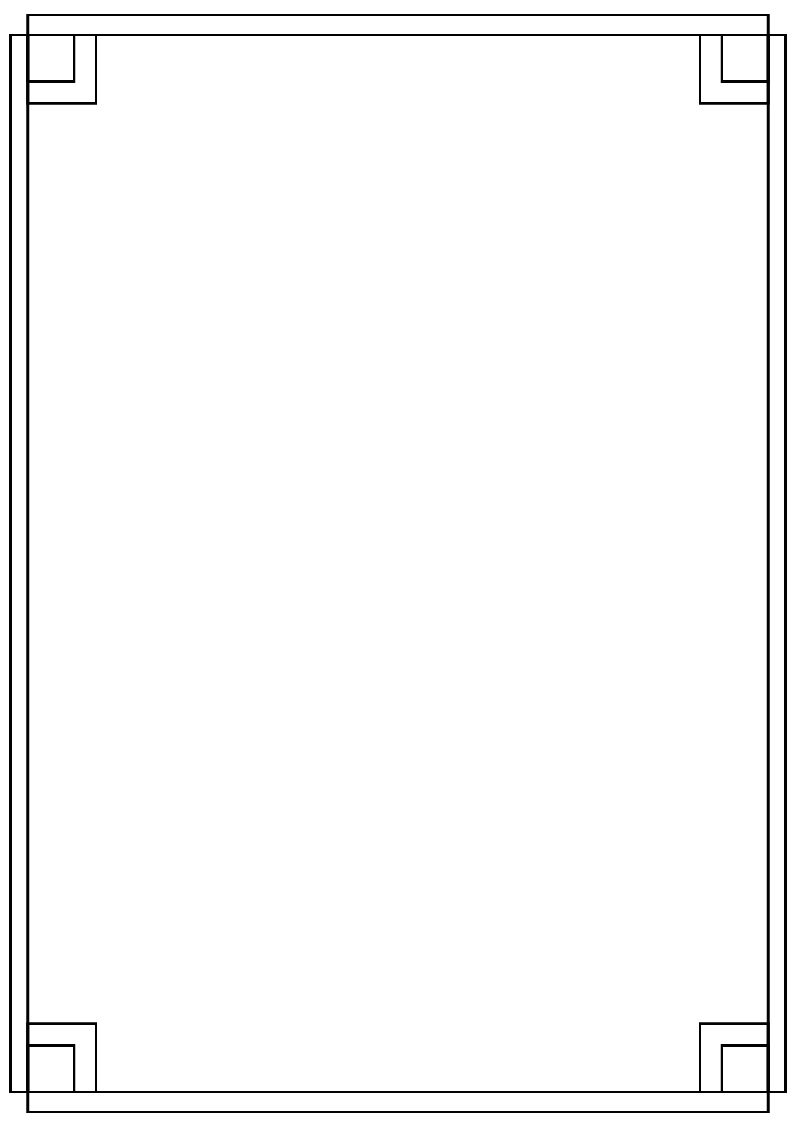 Khung viền sinh động kết hợp tranh tô màu vịt mẹ 1