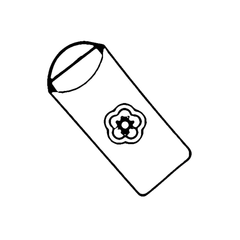 Mẫu tranh tô màu bao lì xì họa tiết số 14