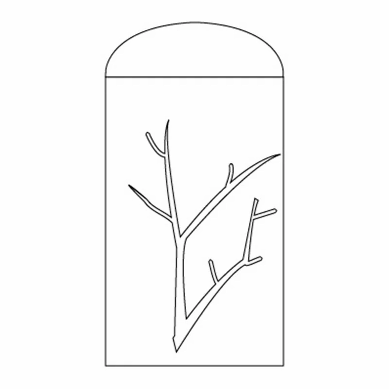 Mẫu tranh tô màu bao lì xì họa tiết số 4