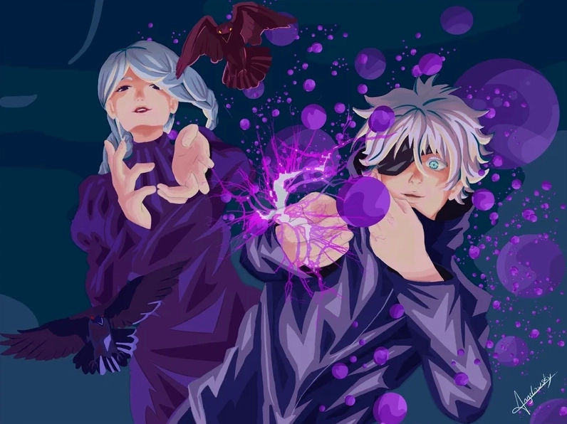 Mei Mei x Gojo Satoru khiến fan phát cuồng vì quá đẹp đôi