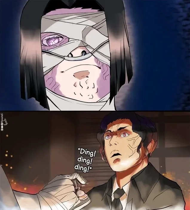 Meme Demon Slayer Kagaya đầy biểu cảm