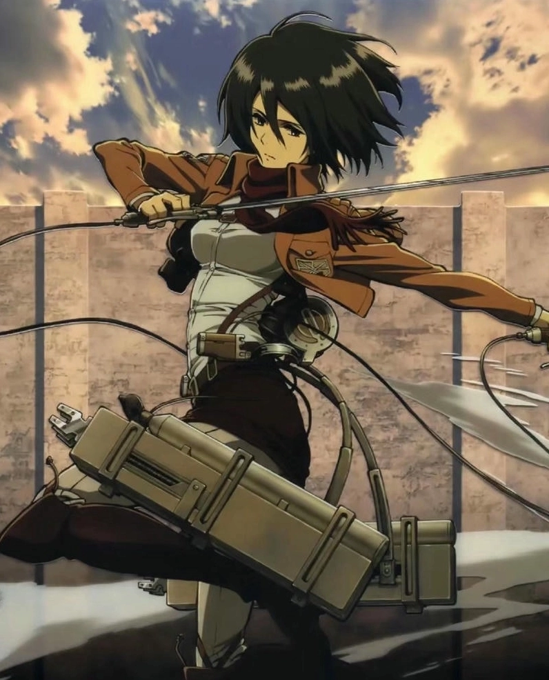 Mikasa Attack of Titan hình tượng chiến binh kiên cường