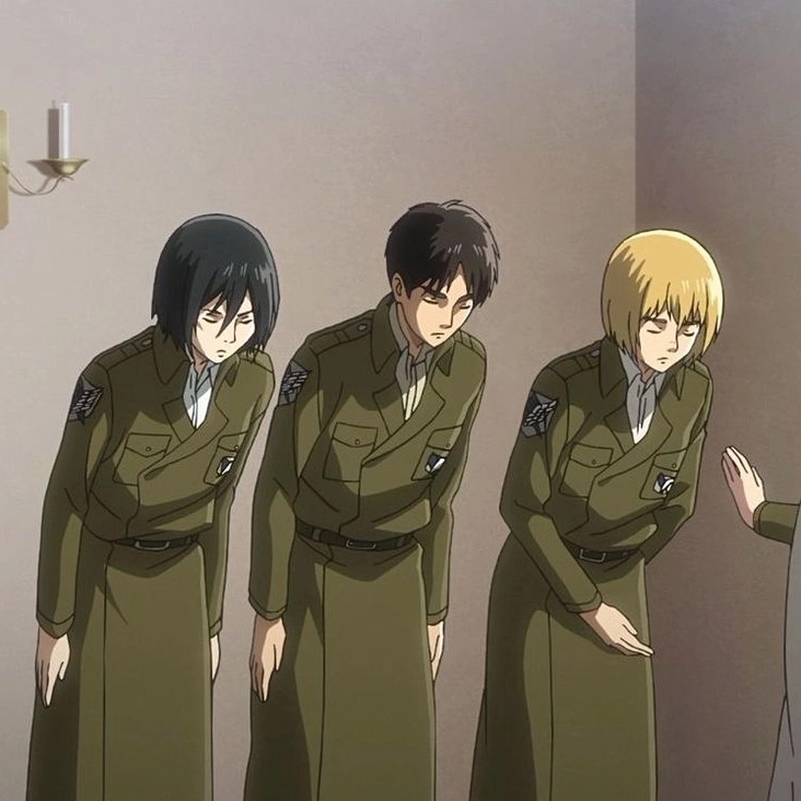 Ngắm bộ ba Eren Mikasa Armin huyền thoại