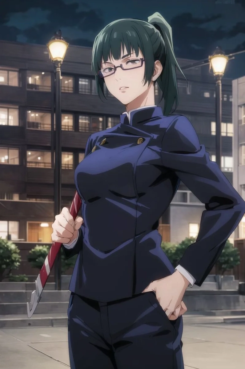 Ngắm vóc dáng tuyệt đẹp của maki zenin body