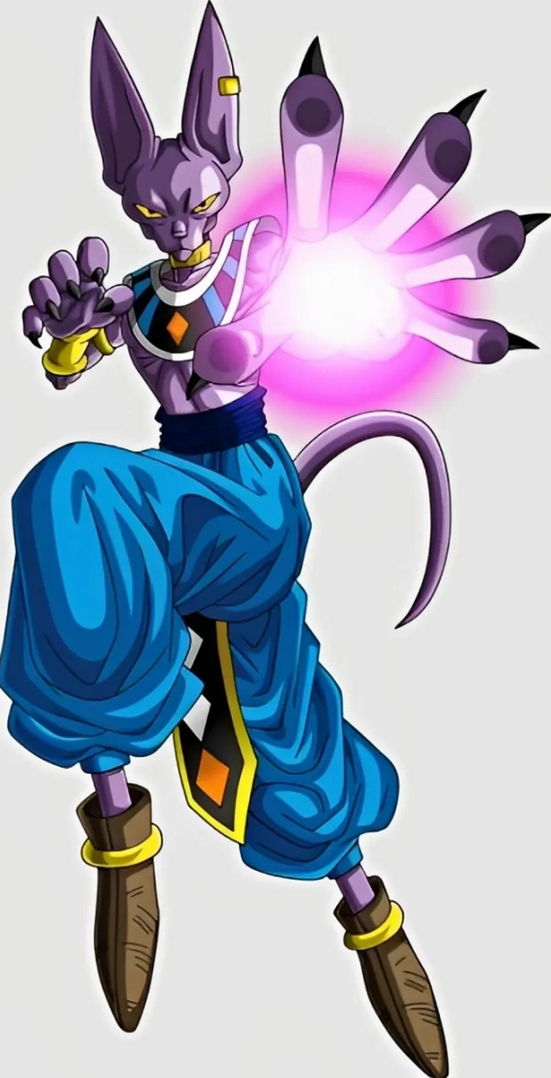 Những pha hành động mãn nhãn của Beerus manga