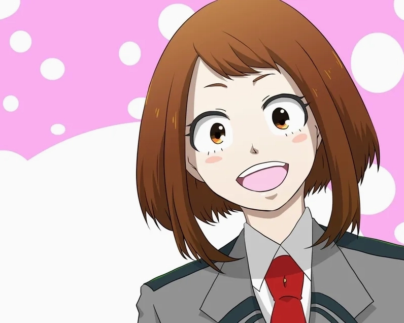 Ochako anime tái hiện đầy đủ cảm xúc biểu cảm và sức mạnh của cô qua hoạt hình