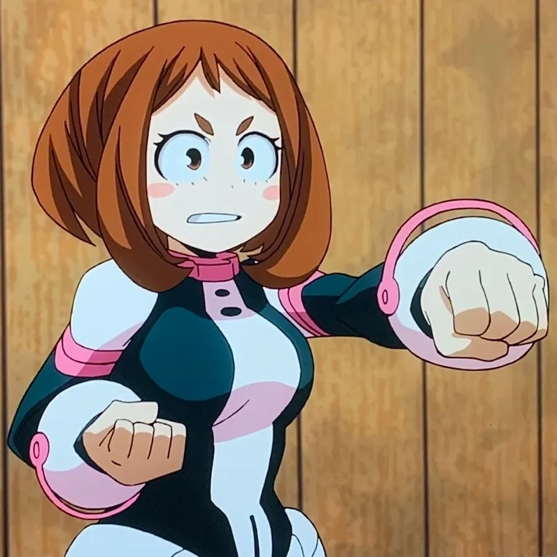 Ochako Uraraka là học sinh lớp 1A với năng lực trọng lực 0 dễ thương và mạnh mẽ