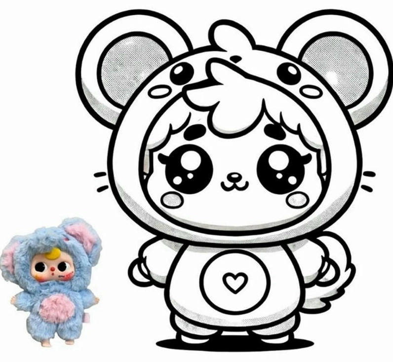 Sáng tạo cùng tranh tô màu 12 cung hoàng đạo chibi không màu