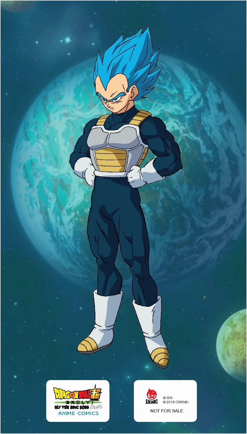 Standee anime broly mẫu 2 thể hiện sức mạnh vượt trội