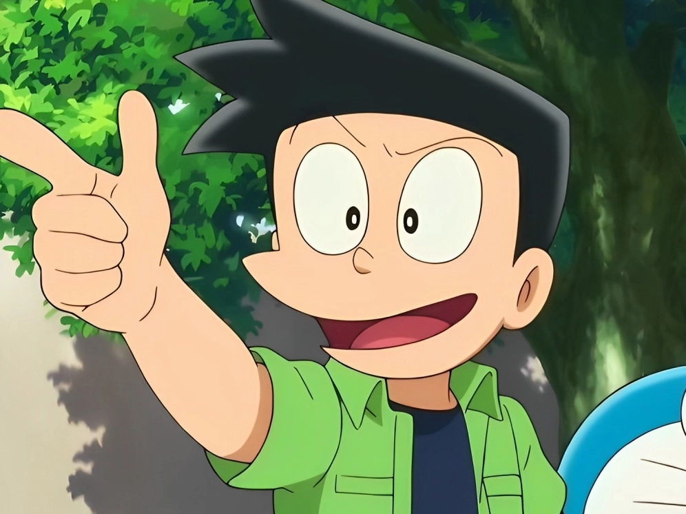 Suneo ngầu với vẻ ngoài tự tin và nổi bật trong anime
