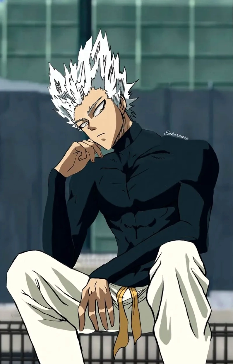 Tận hưởng hình thể lực lưỡng của garou physique với cơ bắp cuồn cuộn