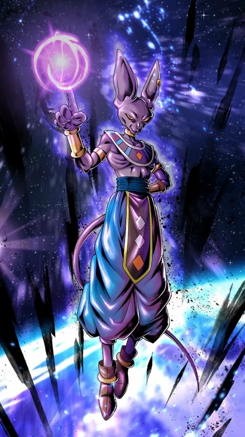 Tạo hình dễ thương và đáng sợ của Beerus mèo