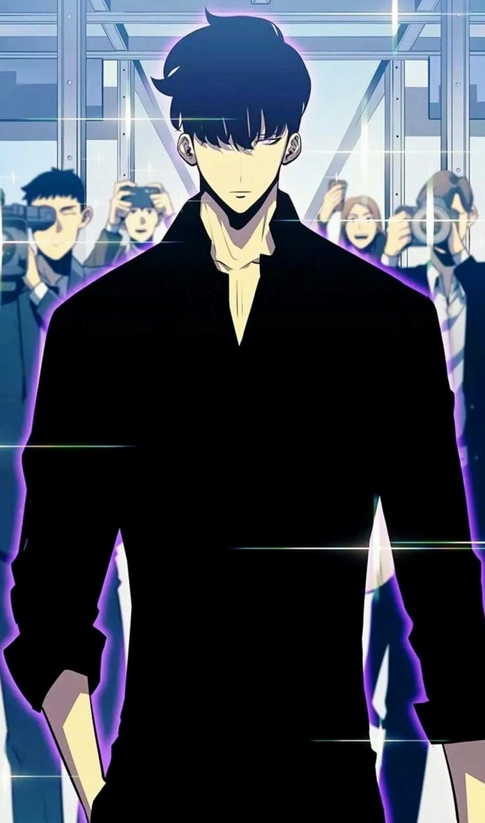 Thần thái chiến binh mạnh mẽ được khắc họa qua bản vẽ Sung Jin Woo