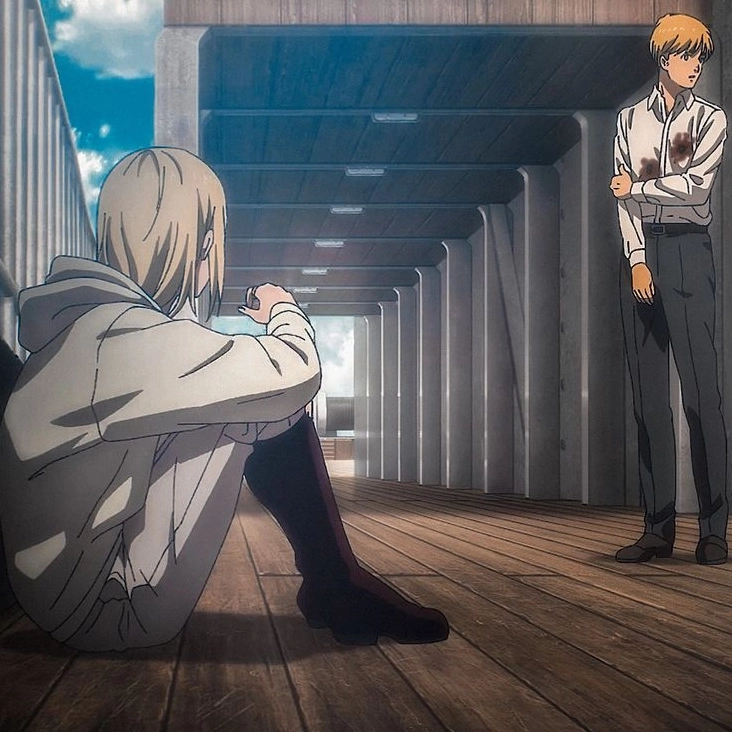 Thích thú với cặp đôi Armin Annie trong anime