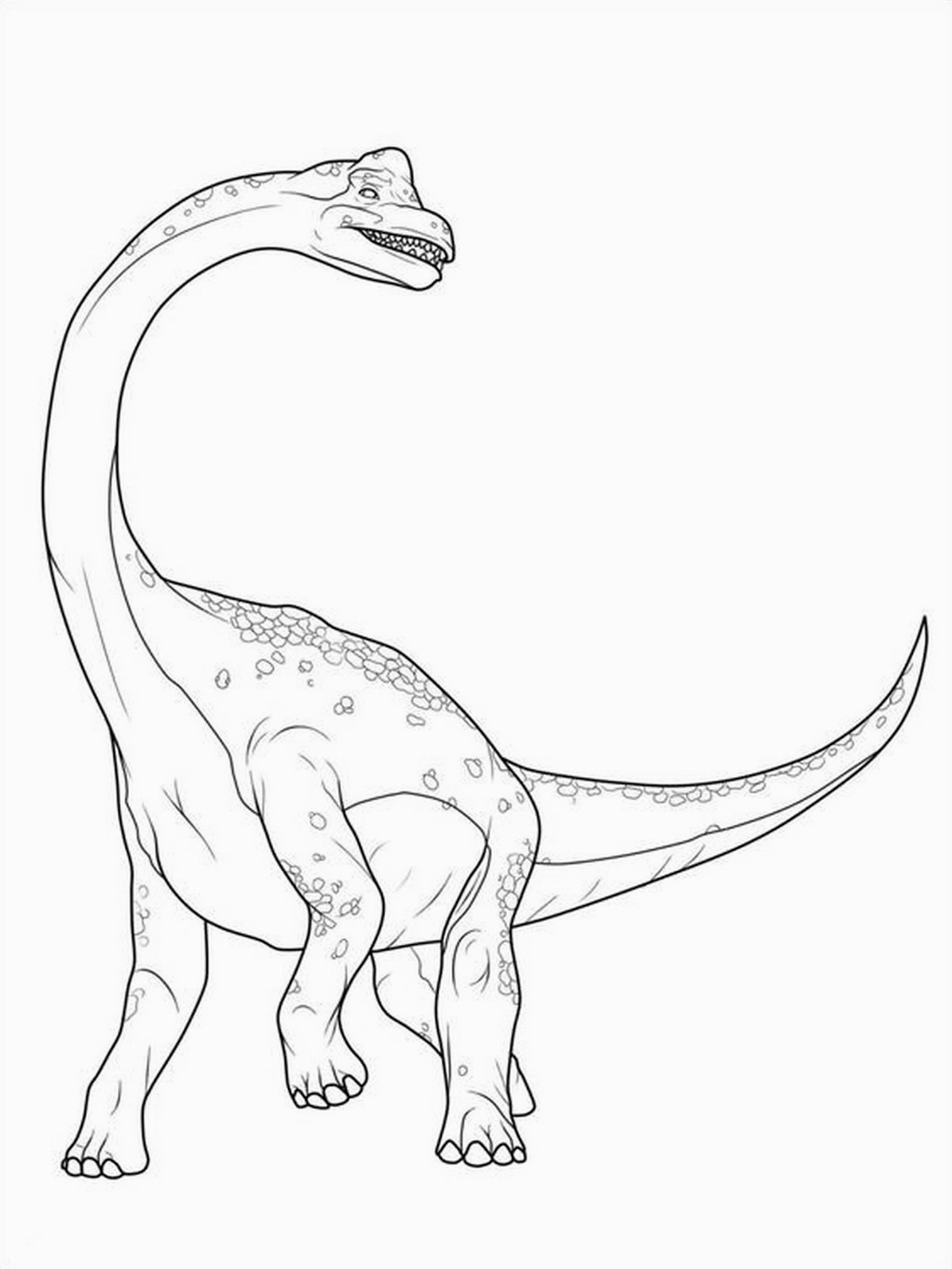 Thư giãn với tranh tô màu khủng long số 8