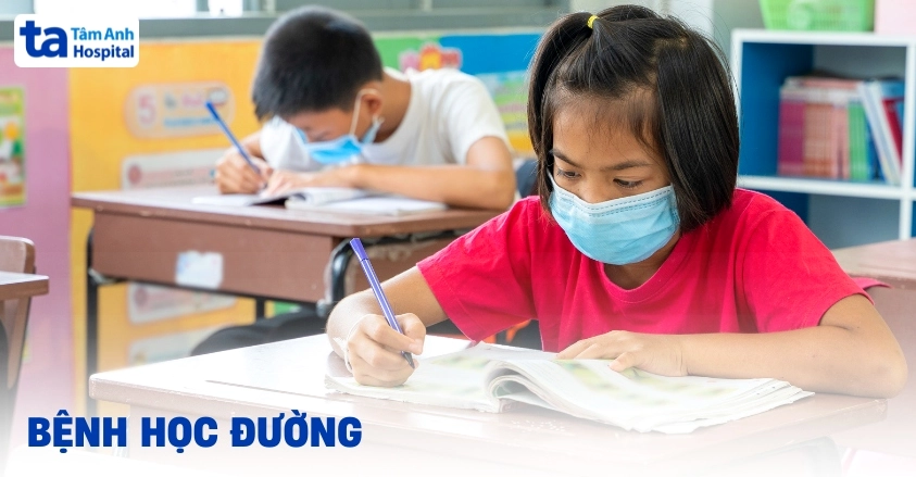 Tô màu bạn học sinh ngồi học đúng tư thế