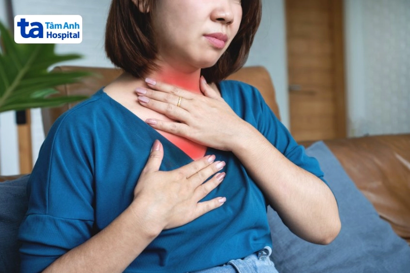 Tô màu biến chứng dạ dày trào ngược
