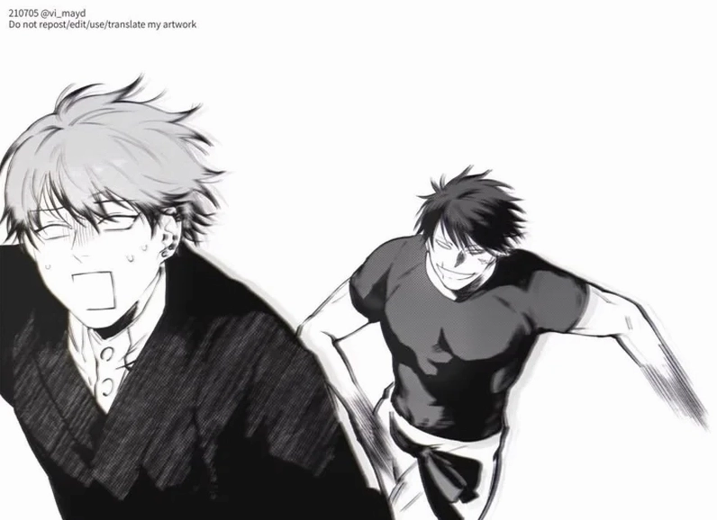 Toji Fushiguro x Naoya Zenin trong trận chiến đầy căng thẳng