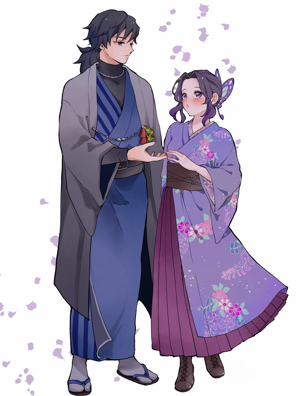 Tomioka Giyuu cực ngầu khi đang đứng giữa trận chiến khốc liệt