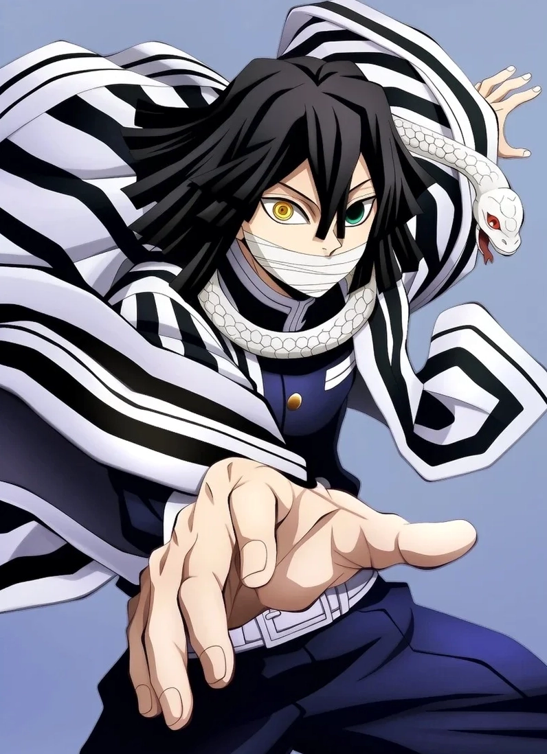 Tổng hợp những hình ảnh anime Obanai ngầu và lạnh lùng nhất