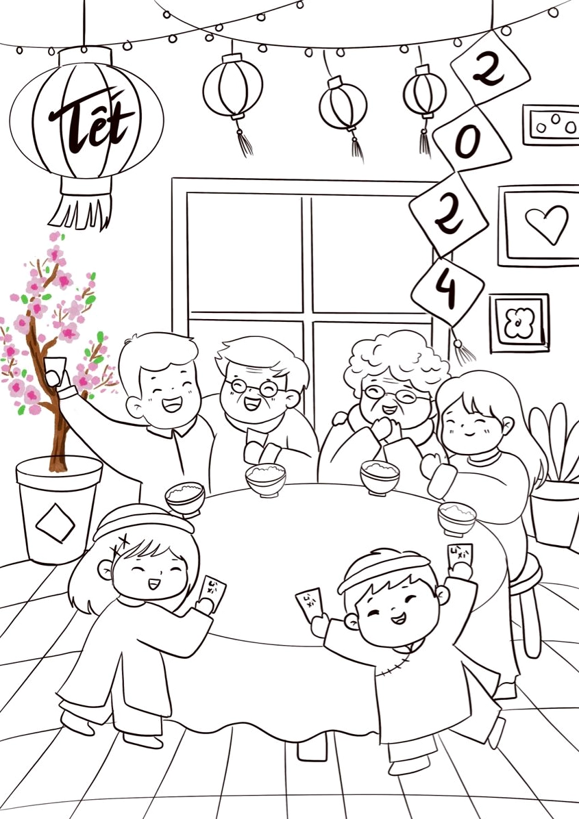 Tranh 1cc261acf1c216e179aa0e674b29892c đón xuân