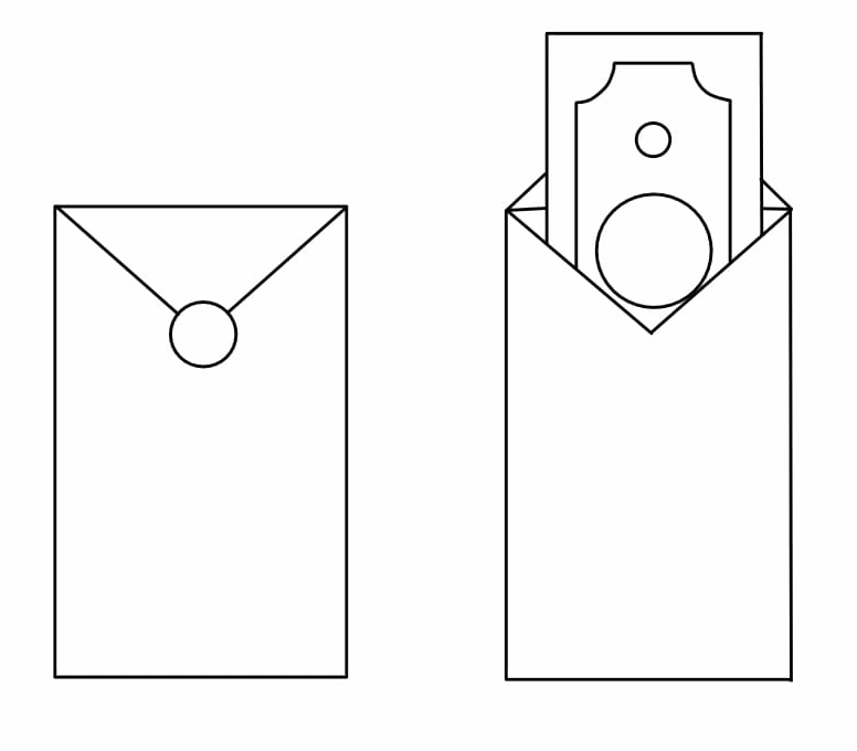 Tranh tô màu bao lì xì năm mới an khang
