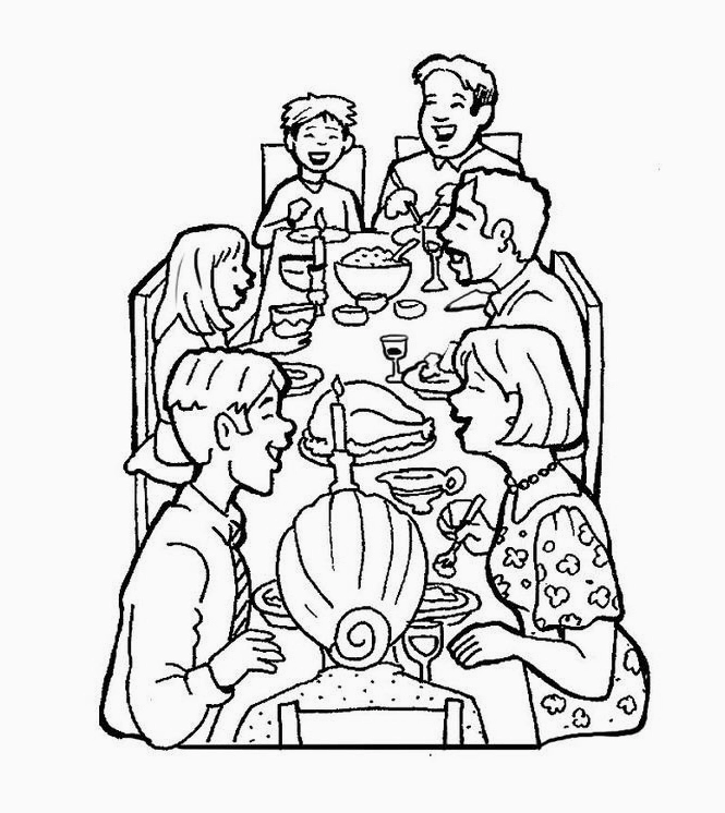 tranh tô màu bé chúc tết ông bà trong bức ảnh đại gia đình