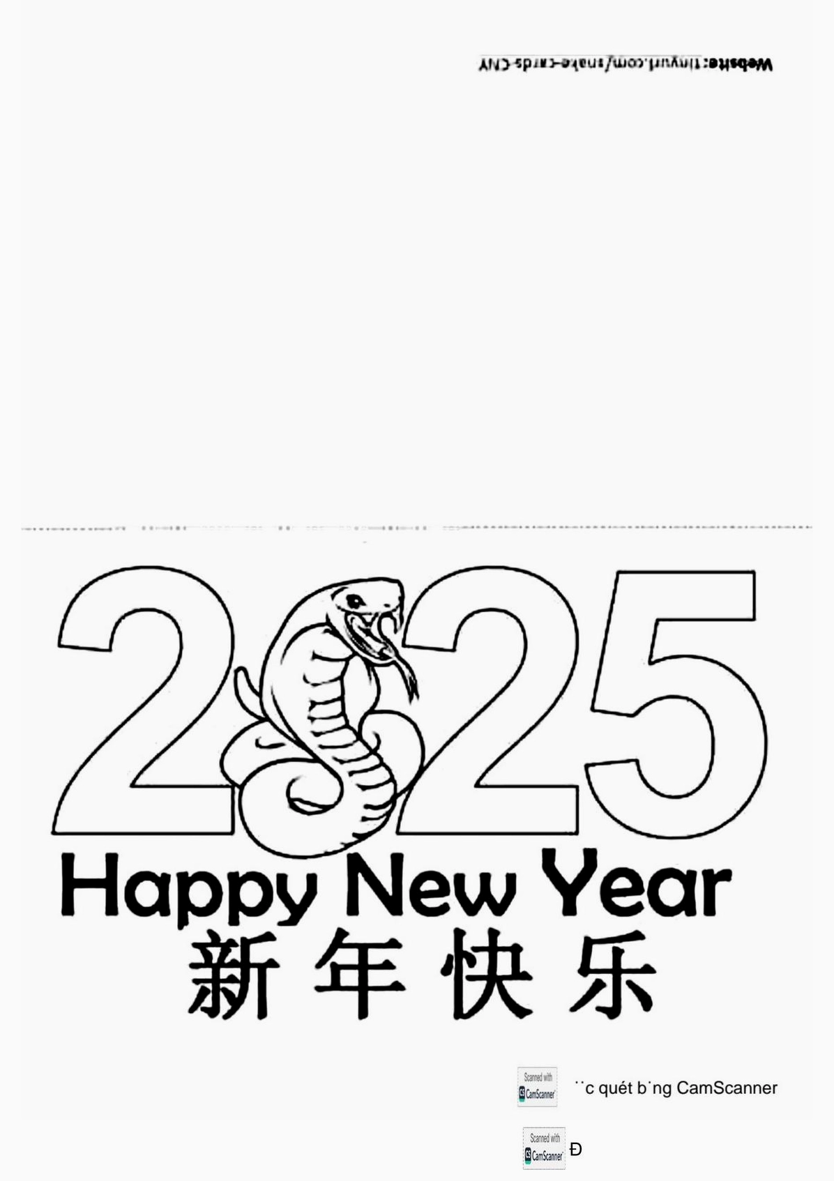 tranh tô màu bé chúc tết ông bà và nhận những phong bao đỏ tươi