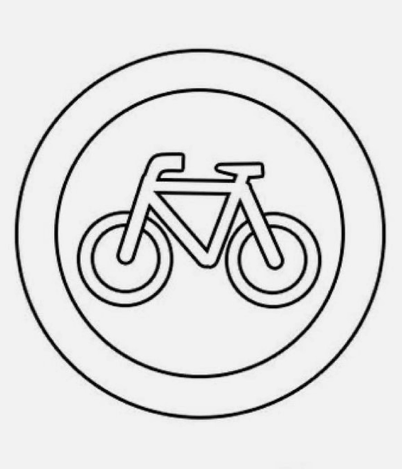 Tranh tô màu biển báo giao thông đẹp cho bé thưởng thức