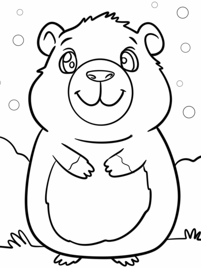 Tranh tô màu ngôi nhà búp bê chibi số 8