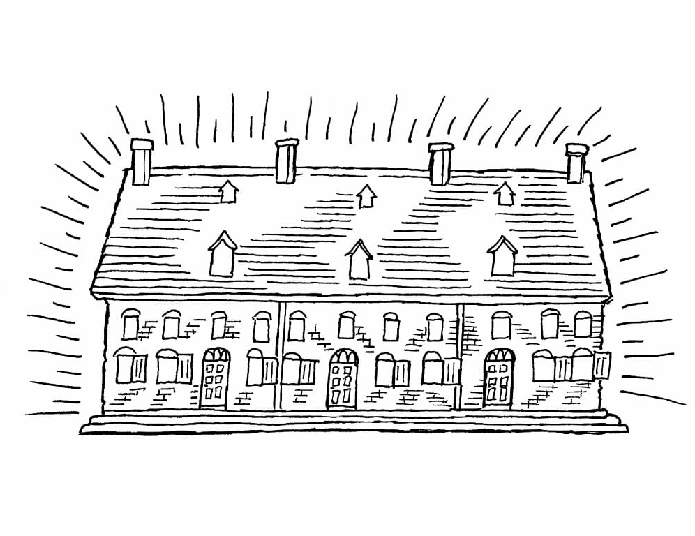 tranh tô màu ngôi nhà cho bé tỏa sáng rực rỡ