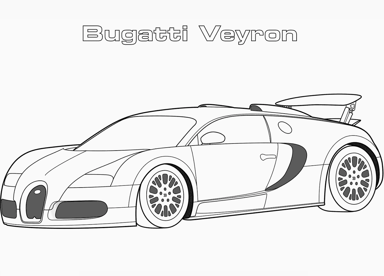 Tranh tô màu siêu xe bugatti veyron đắt đỏ