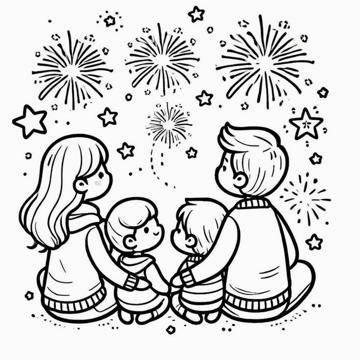 Tranh tô màu tết cho bé học hỏi văn hóa