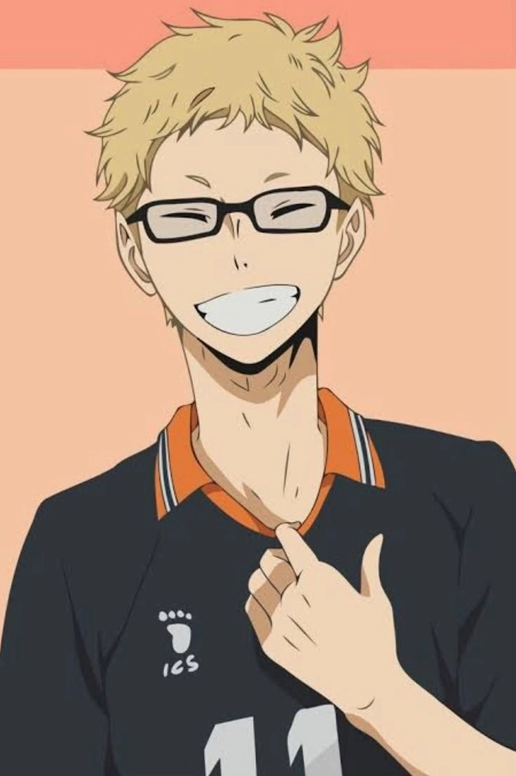 Tsukishima manga thể hiện rõ nét cá tính lạnh lùng đặc trưng