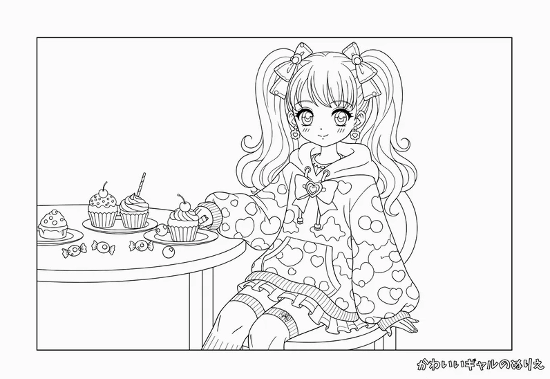 Tuyển chọn những mẫu tranh tô màu bé gái xinh xắn nhất giúp bé rèn luyện tính kiên nhẫn