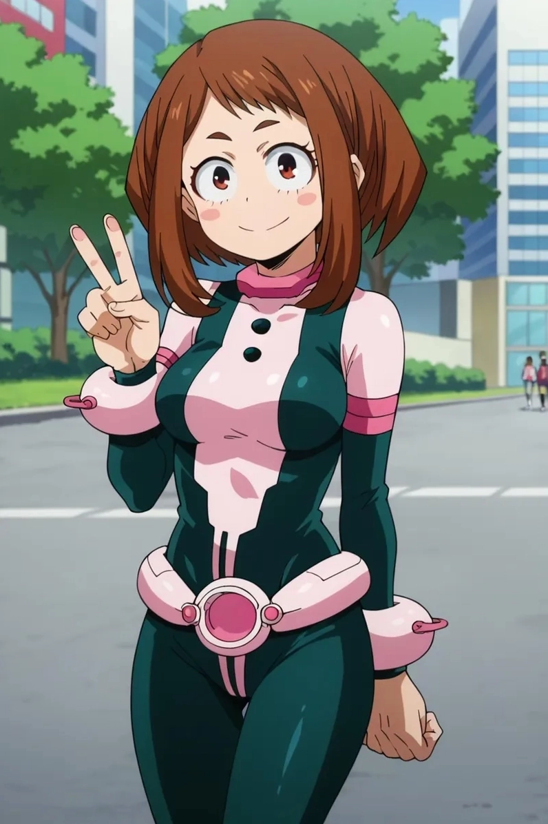 Uraraka là họ của nhân vật thường được gọi khi nhắc đến sự dễ thương và thân thiện