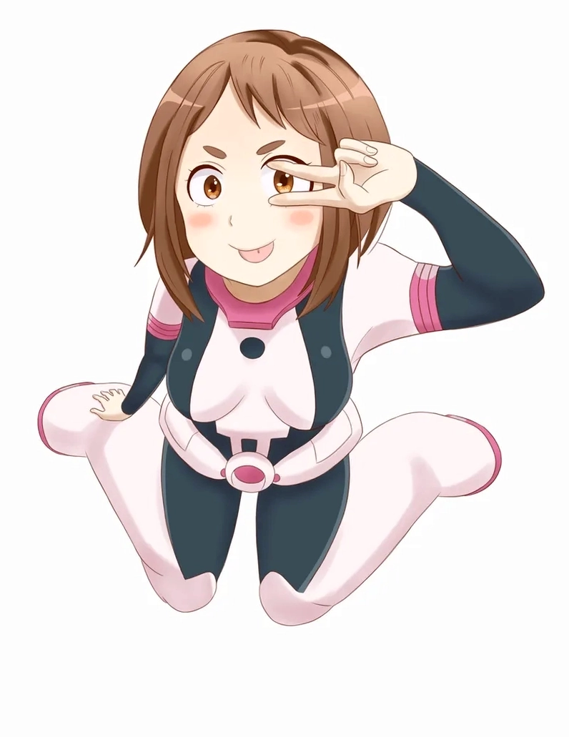 Uraraka Ochako fanart đa dạng về phong cách từ chibi đến phong cách thực chiến
