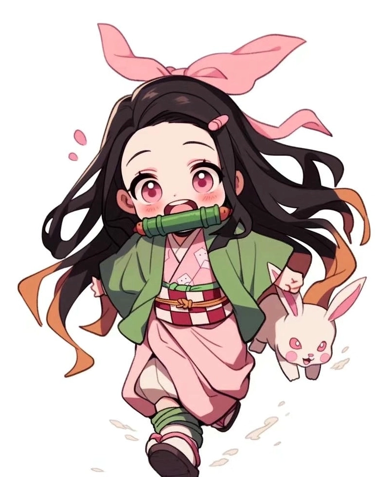 Vẻ Nezuko nghệ thuật đơn giản nhưng đầy cuốn hút