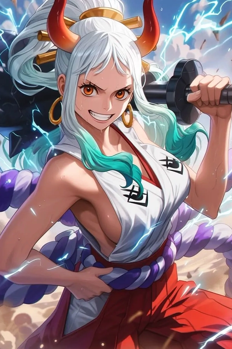 Yamato One Piece Anime có tạo hình ngầu