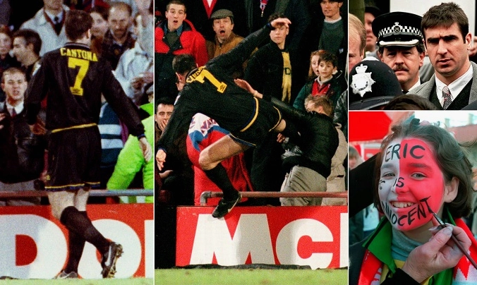 Khoảnh khắc cú đá kung-fu kinh điển của Eric Cantona vào năm 1995
