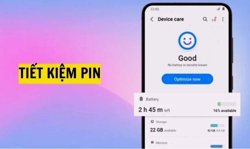 Tiết kiệm pin cho điện thoại Android