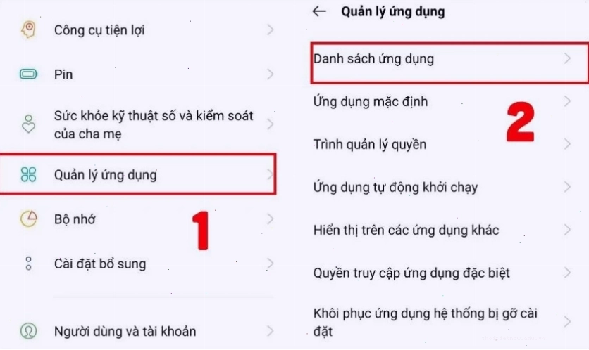 Xoá bộ nhớ đệm